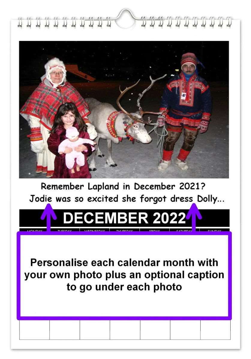 2047 Personalised Photo Calendar