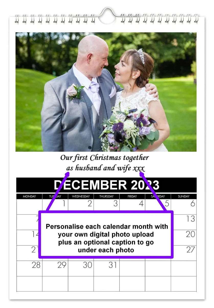 2047 Personalised Photo Calendar