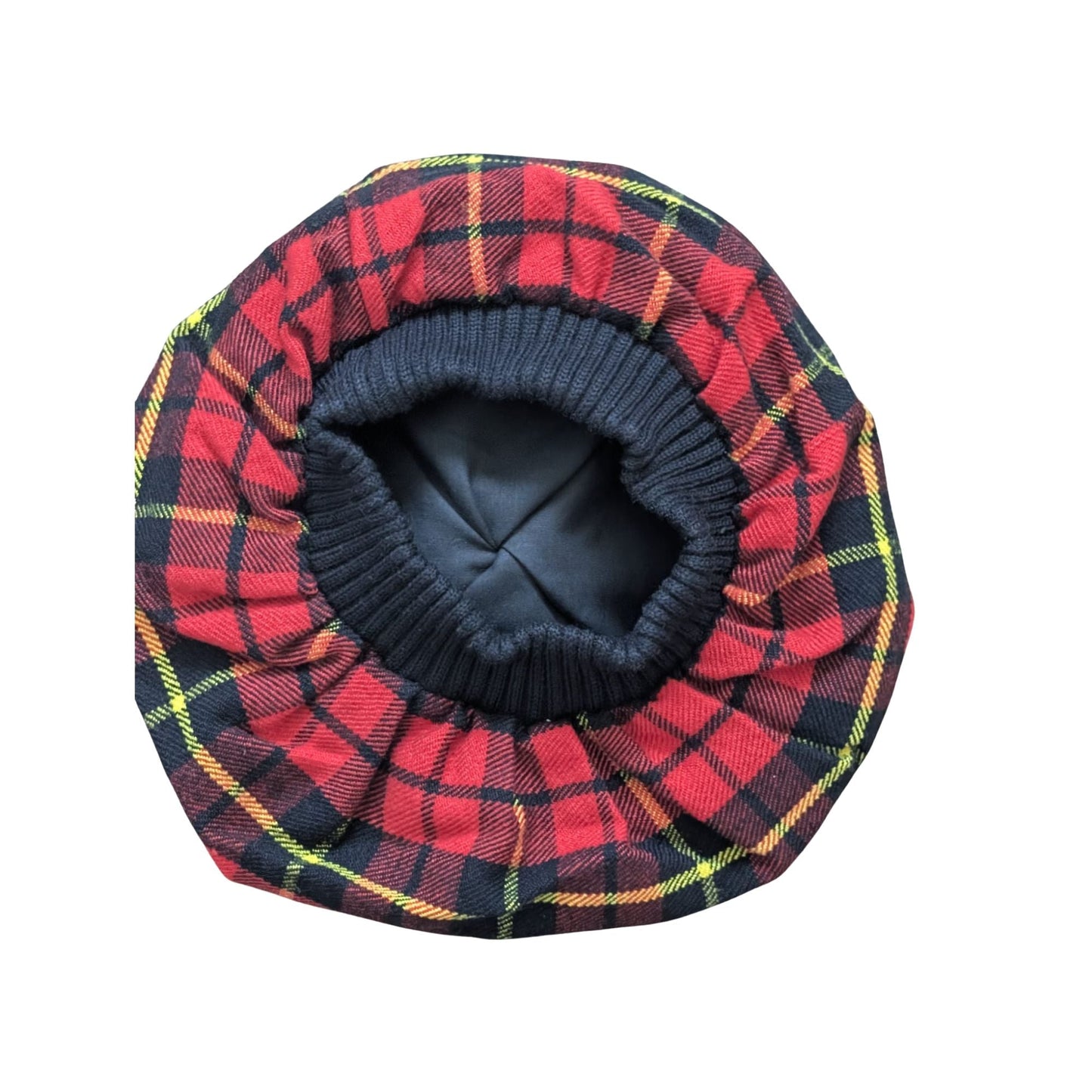 Wallace Tartan Acrylic Wool Tammy Hat – Scottish Highland Tam O’ Shanter Cap with Pom Pom
