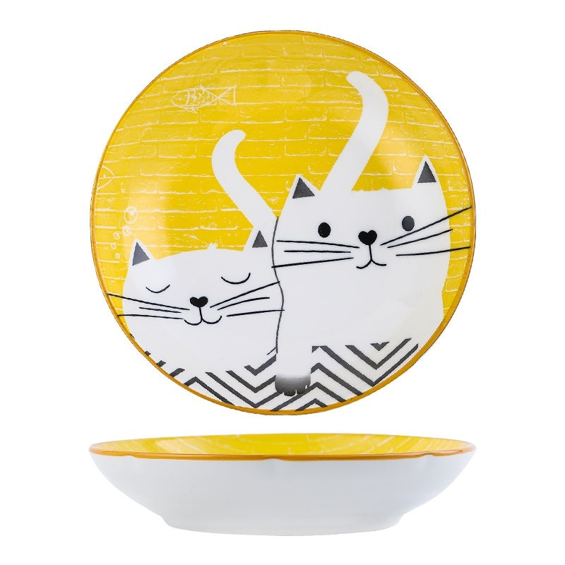 Cartoon And Plates Creative Rice Soup Bowls For Home Baking Dishes