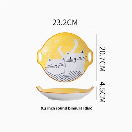 Cartoon And Plates Creative Rice Soup Bowls For Home Baking Dishes