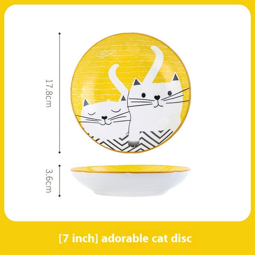 Cartoon And Plates Creative Rice Soup Bowls For Home Baking Dishes