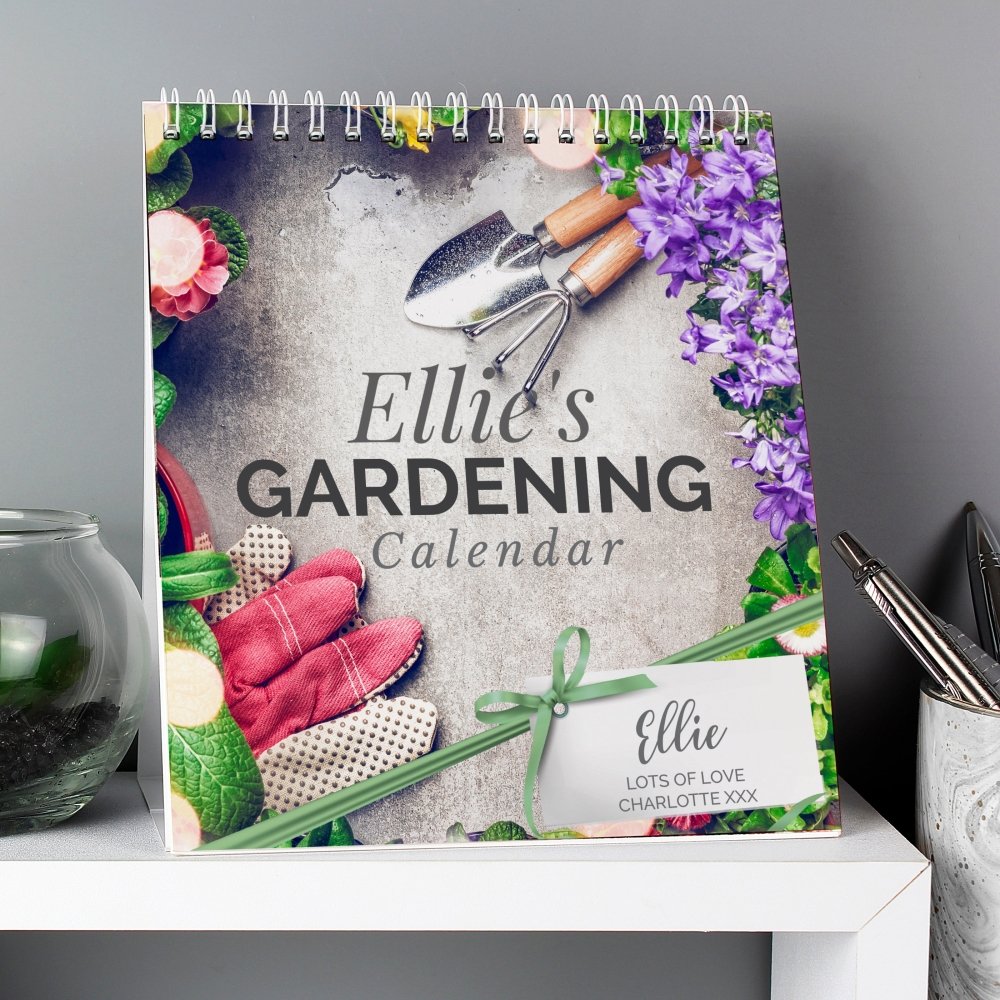 Personalised 2026 Gardening Desk Calendar