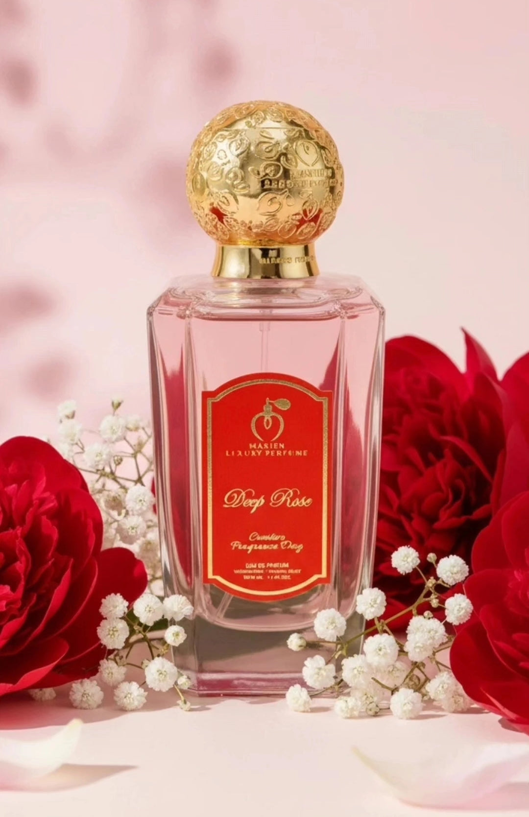 Marien Deep Rose Women Luxury Eau de Parfum | Fresh and Floral - 100ml