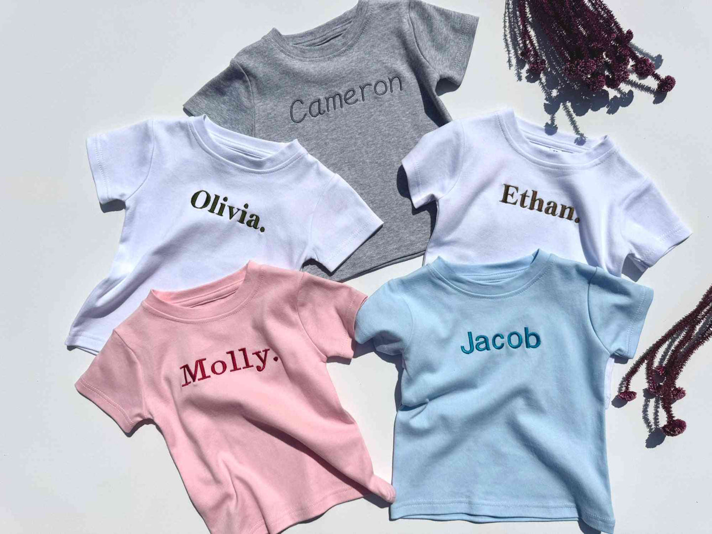 Baby Blue Premium Crewneck Personalised T-shirt