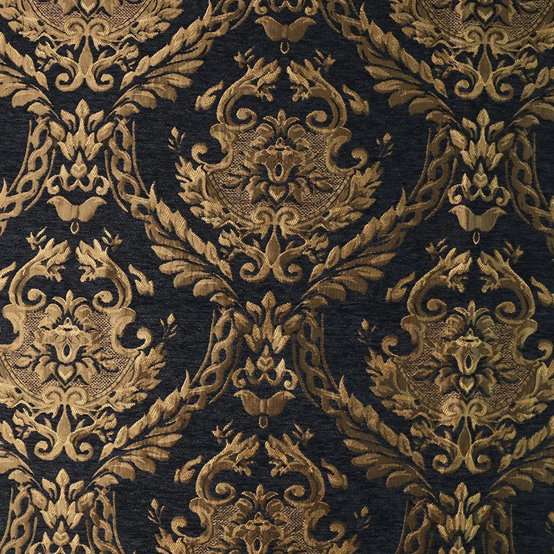 Medieval 15th Century Tudor Black & Gold Brocade Poet Floppy Hat