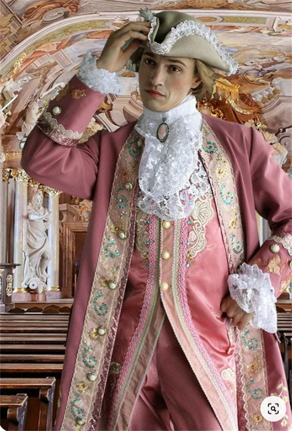 18th Century Victorian Rococo Baroque French Court Prince Noble Costume Marie Antoinette Costume Set