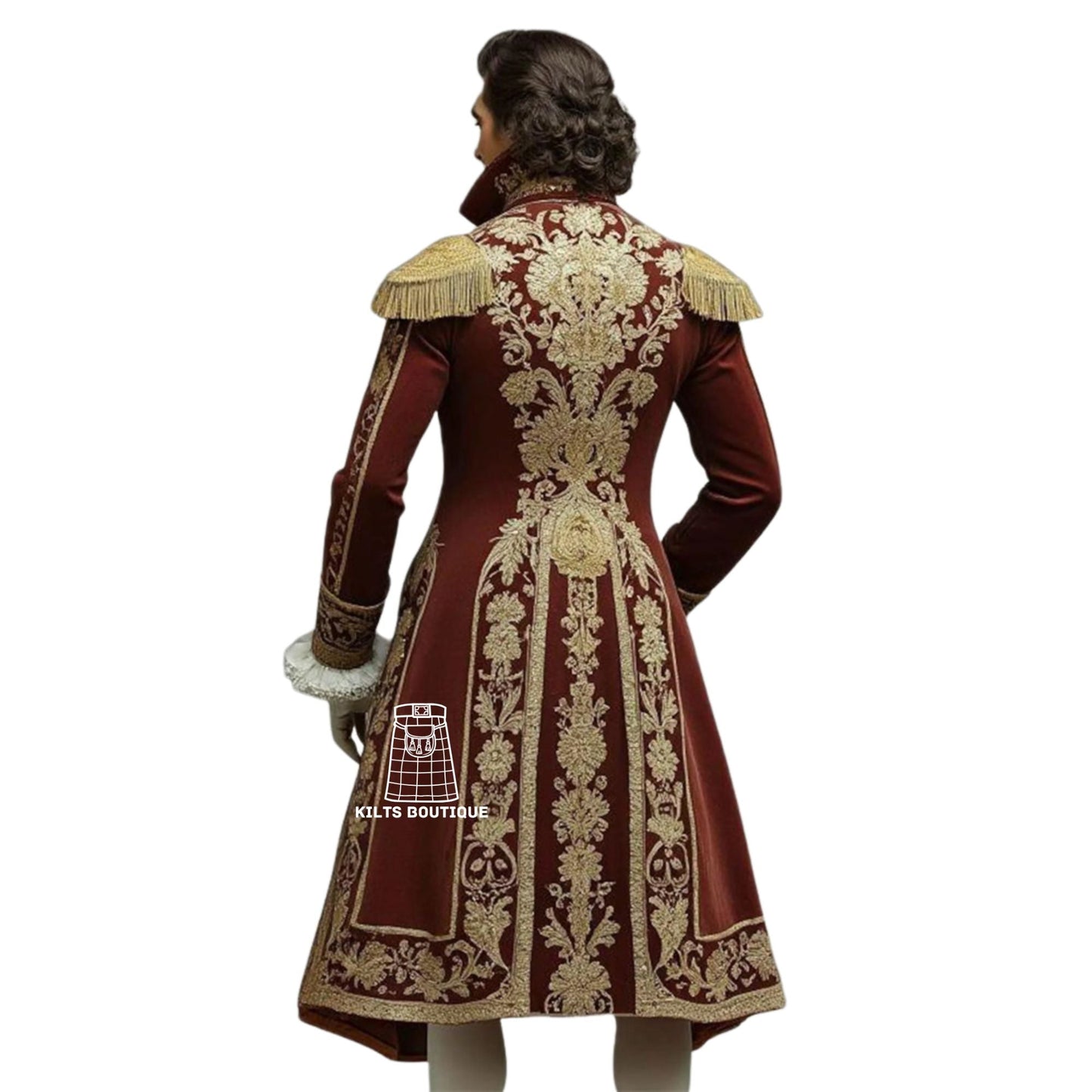 18th Century Men’s Rococo Baroque French Royal Aristocrat Costume – Noble Count Gentleman Ball Gown Made To Order
