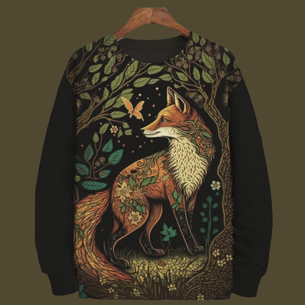 Trendy Unisex Graphic Sweater Collection with Fox Designs