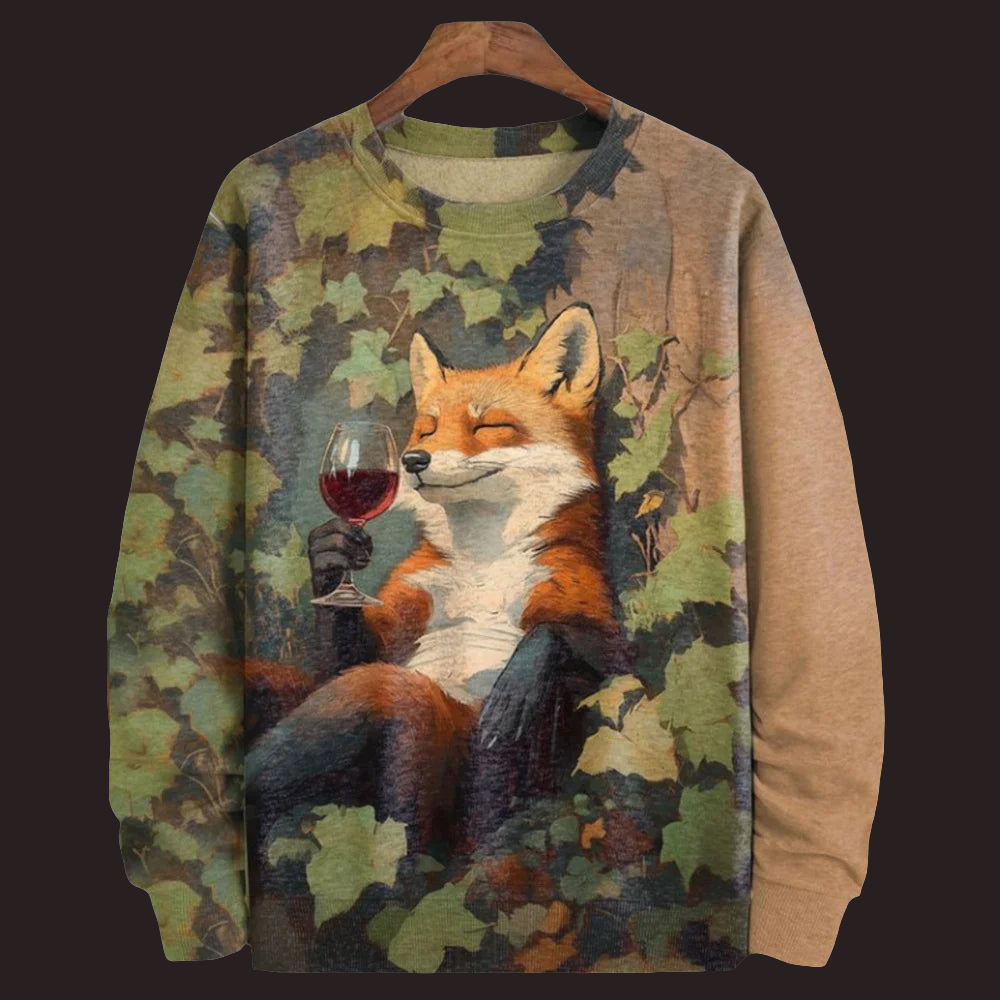 Trendy Unisex Graphic Sweater Collection with Fox Designs