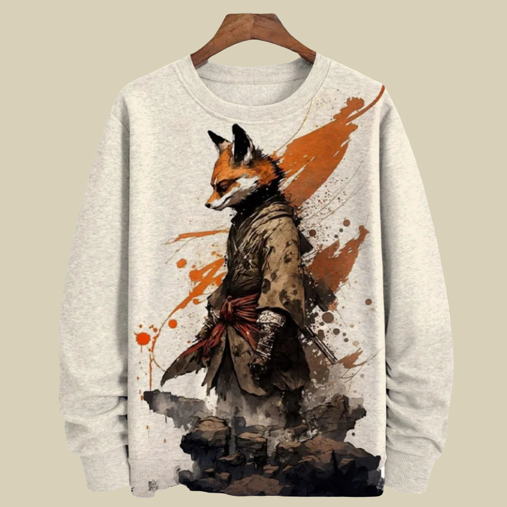Trendy Unisex Graphic Sweater Collection with Fox Designs