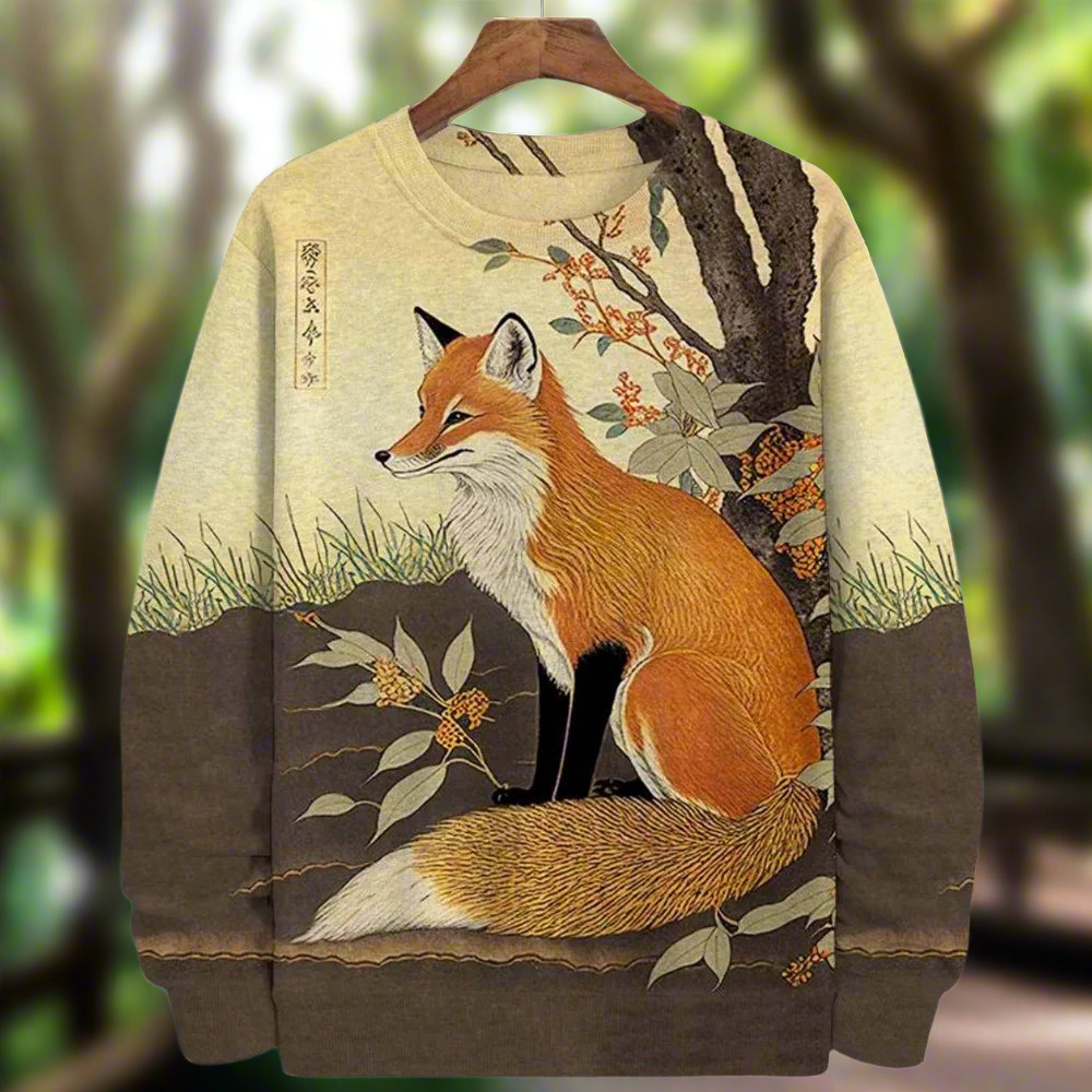 Trendy Unisex Graphic Sweater Collection with Fox Designs