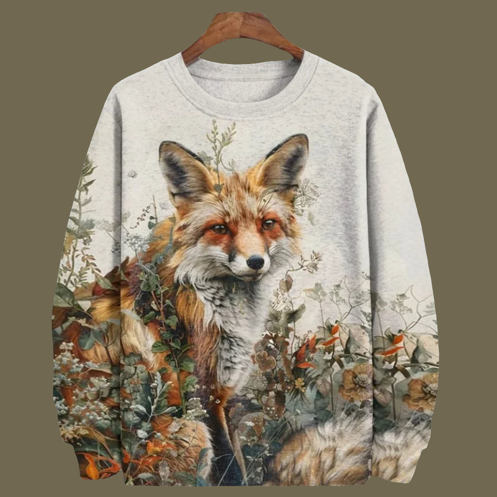 Trendy Unisex Graphic Sweater Collection with Fox Designs
